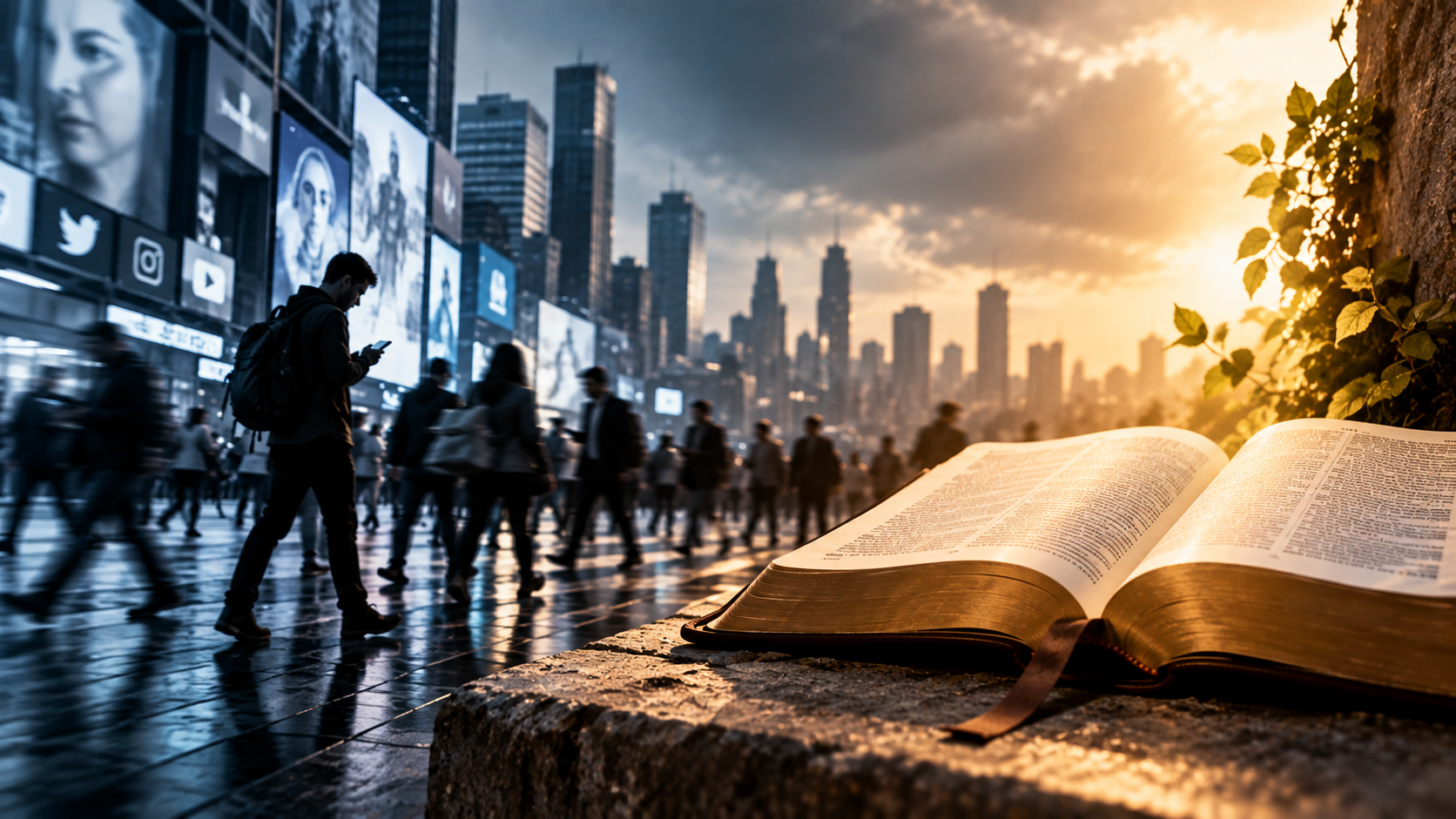 Representación conceptual de la Biblia frente a la cultura contemporánea secularizada